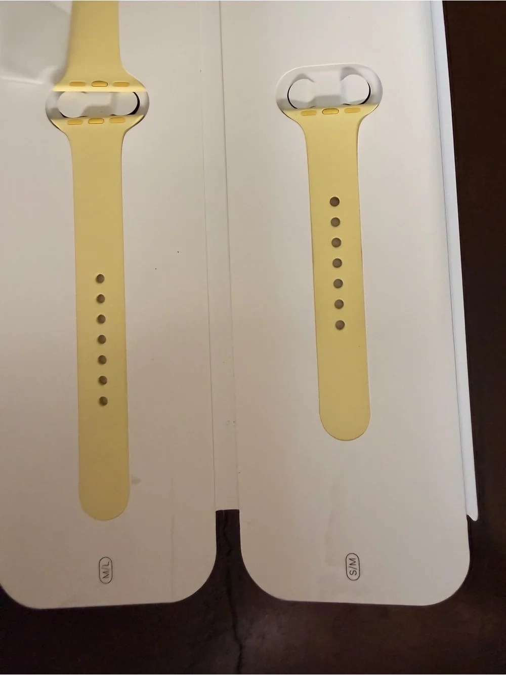 New Authentic Apple Watch 40mm Sport Band Lemon Cream W/Box